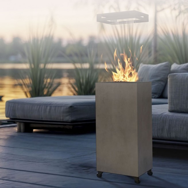 Semineu pe gaz pentru exterior Planika, ZOIA